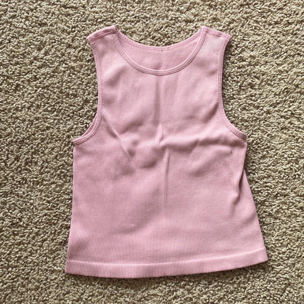 Pink tank top